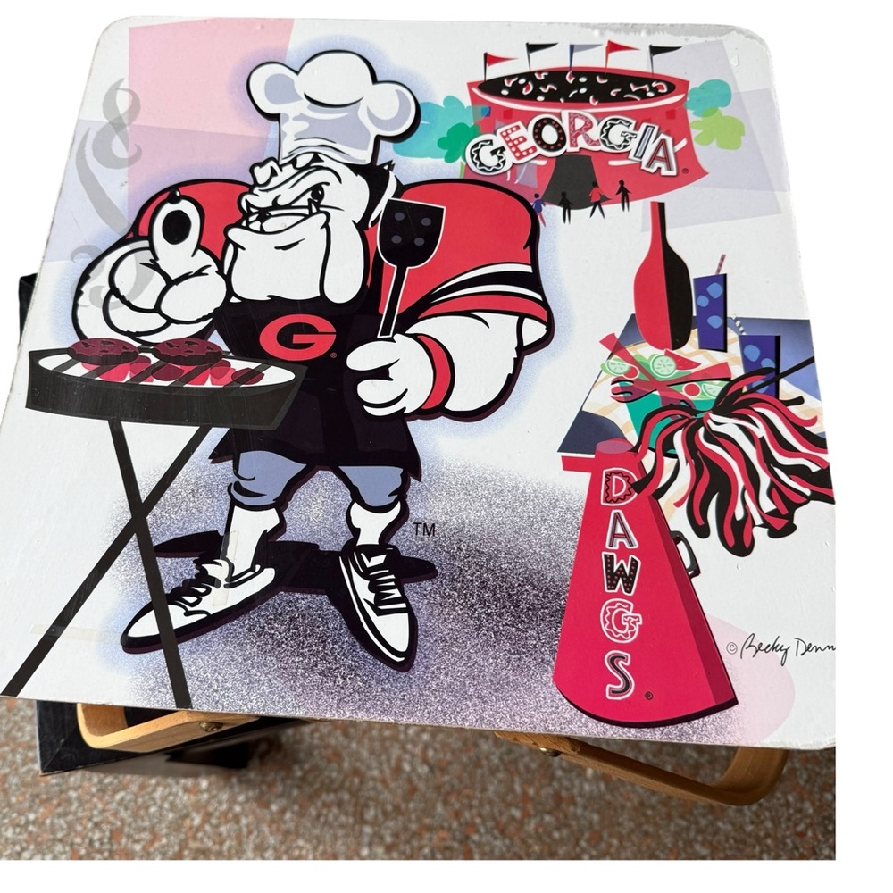 Georgia Bulldogs Picnic Basket Collegiate Tailgate UGA
